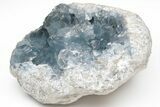 Sky Blue Celestite Crystal Geode - Madagascar #210363-2